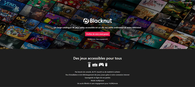 Blacknut : plateforme jeux norme