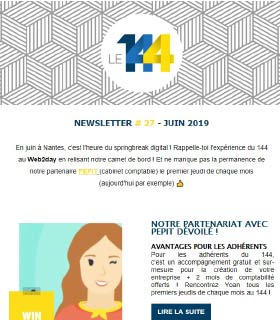 newsletter 144 coworking JUIN-19