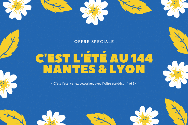 [PROMO] C’est l’été au 144, venez coworker !